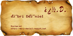 Ábri Dániel névjegykártya